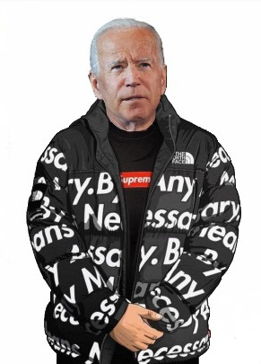 Joe Biden drip Blank Meme Template