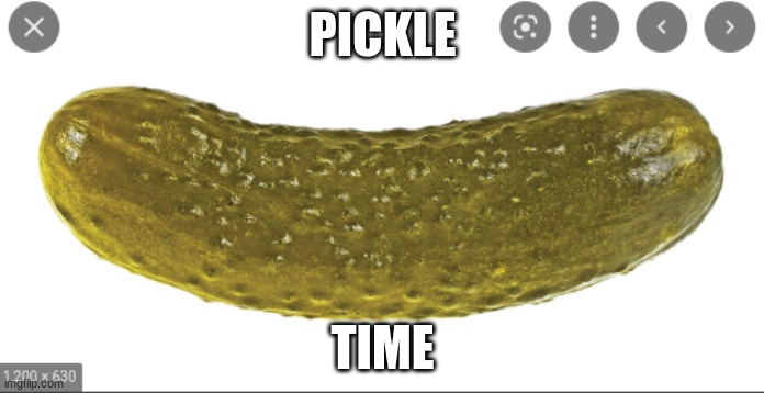 pickle | PICKLE; TIME | image tagged in pickle,gif | made w/ Imgflip meme maker