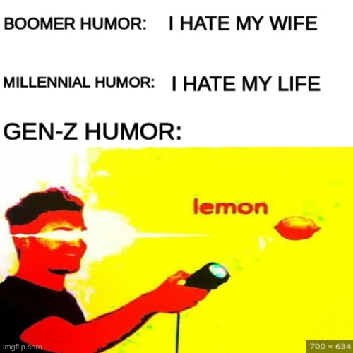 image tagged in boomer humor millennial humor gen-z humor | made w/ Imgflip meme maker
