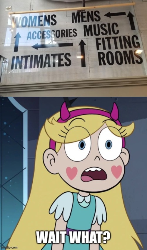 Where am i supposed to go?!?!?! | image tagged in star butterfly wait what,you had one job,confusing,star vs the forces of evil,memes,failure | made w/ Imgflip meme maker
