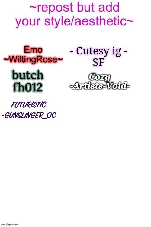 (A note from me, while I may not be lgbtq, I am fully supportive of you guys, live your own life!) | FUTURISTIC
-GUNSLINGER_OC | made w/ Imgflip meme maker