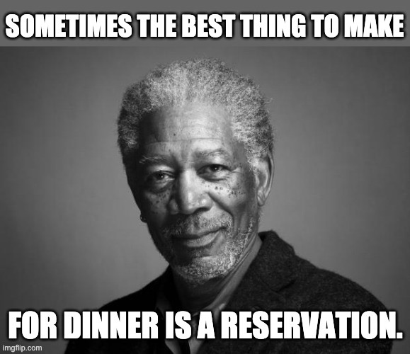 Dinner | image tagged in dad joke | made w/ Imgflip meme maker