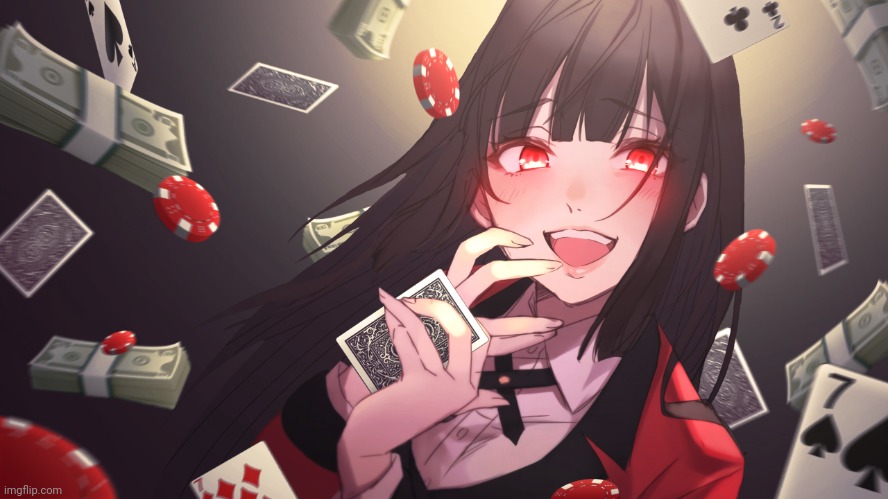 kakegurui | image tagged in kakegurui | made w/ Imgflip meme maker