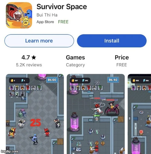 Ah yes, survival space. | image tagged in memes,apps,off brand,ripoff,knockoff,funny | made w/ Imgflip meme maker