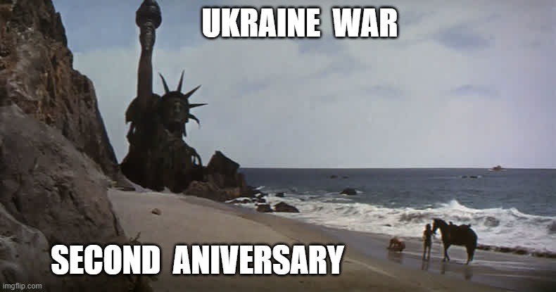 UKRAINE  WAR; SECOND  ANIVERSARY | made w/ Imgflip meme maker