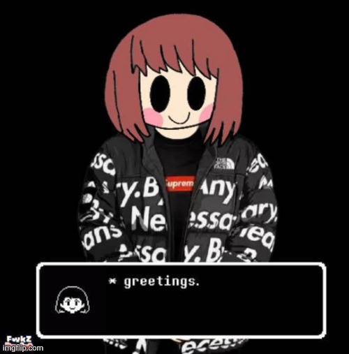Chara... With DRIP?! | image tagged in chara with drip | made w/ Imgflip meme maker