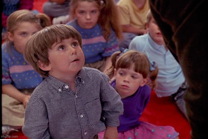 Kindergarten Cop Kid | image tagged in kindergarten cop kid | made w/ Imgflip meme maker