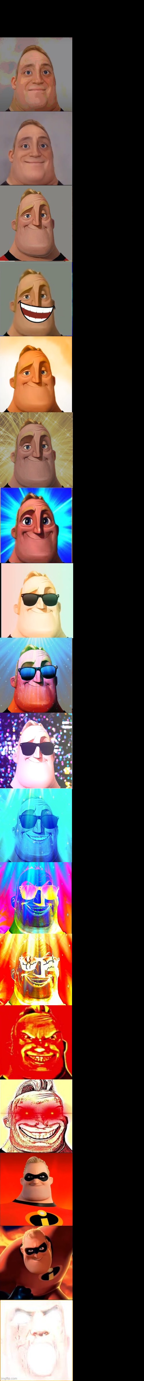 Mr incredible becoming canny extended Blank Meme Template