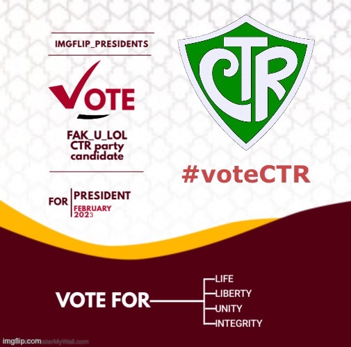 #voteCTR | 3 | made w/ Imgflip meme maker