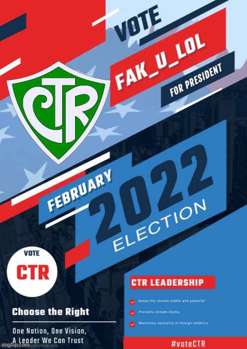 #voteCTR | made w/ Imgflip meme maker