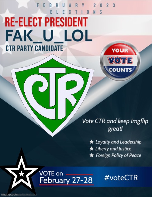 #voteCTR | made w/ Imgflip meme maker