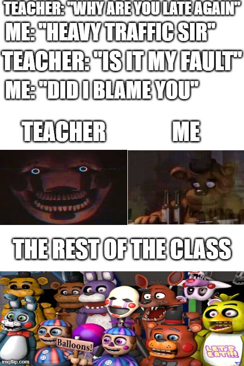 Ah crap now mom's going to be mad at me | image tagged in fnaf,memes | made w/ Imgflip meme maker