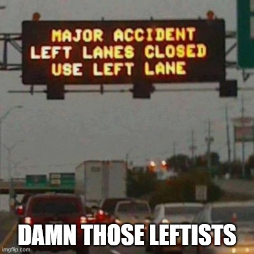 Damn Those Leftists | DAMN THOSE LEFTISTS | image tagged in damn those leftists | made w/ Imgflip meme maker