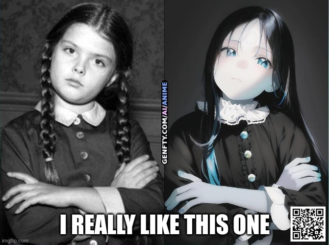 who else here likes wednesday addams vibe and tv show | I REALLY LIKE THIS ONE | image tagged in wednesday addams | made w/ Imgflip meme maker