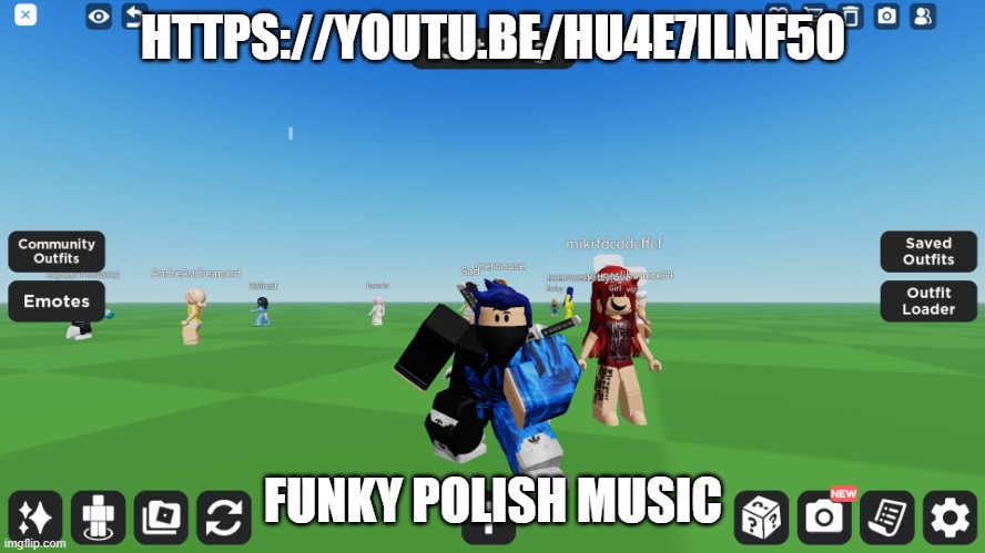 I think it's Polish. It just does. | HTTPS://YOUTU.BE/HU4E7ILNF50; FUNKY POLISH MUSIC | image tagged in zero the robloxian | made w/ Imgflip meme maker