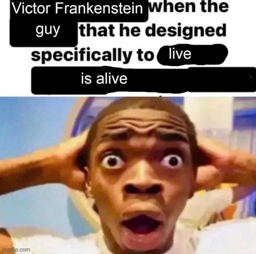 What did you think was going to happen | image tagged in frankenstein | made w/ Imgflip meme maker