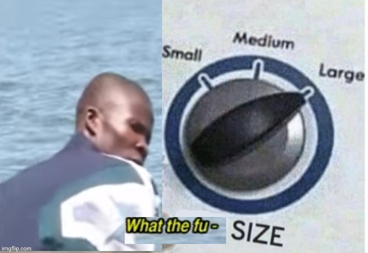 What the fu- size large | image tagged in what the fu- size large | made w/ Imgflip meme maker