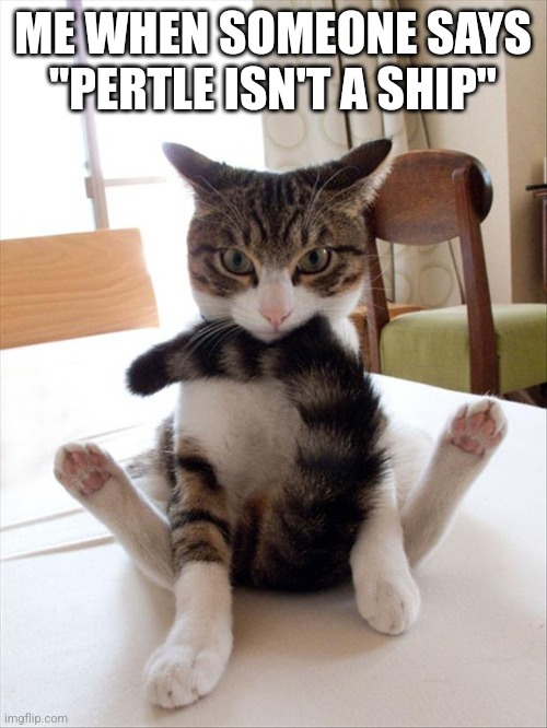 #PERTLE4LIFE | ME WHEN SOMEONE SAYS "PERTLE ISN'T A SHIP" | image tagged in wings of fire | made w/ Imgflip meme maker