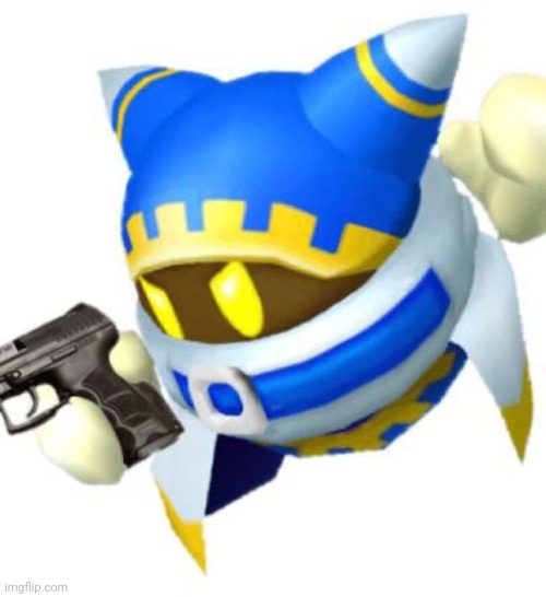 Ok who gave him a gun | made w/ Imgflip meme maker