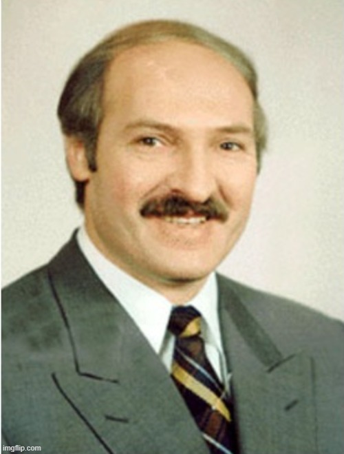 There's no meme just a picture of our beloved Lukashenko | made w/ Imgflip meme maker