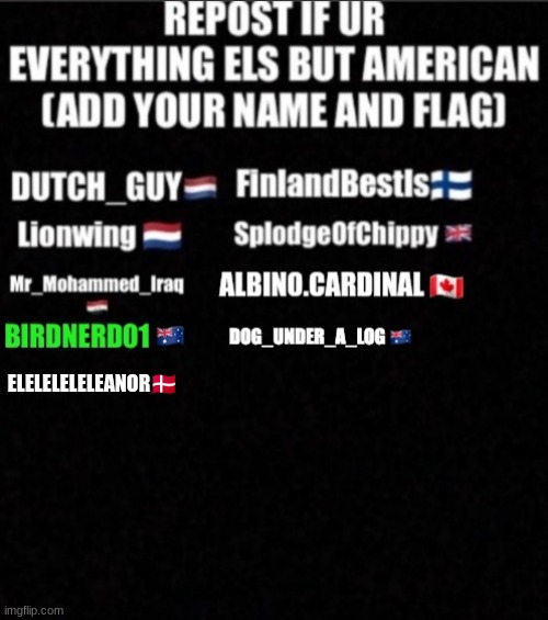 :) | ELELELELELEANOR🇩🇰 | image tagged in reposts | made w/ Imgflip meme maker
