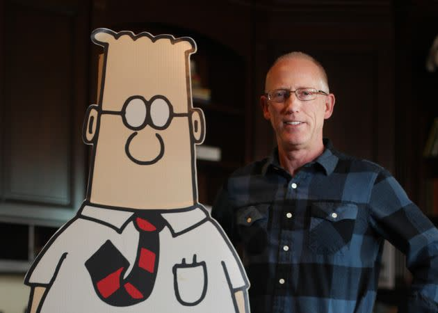 High Quality Dilbert with Scott Adams Blank Meme Template