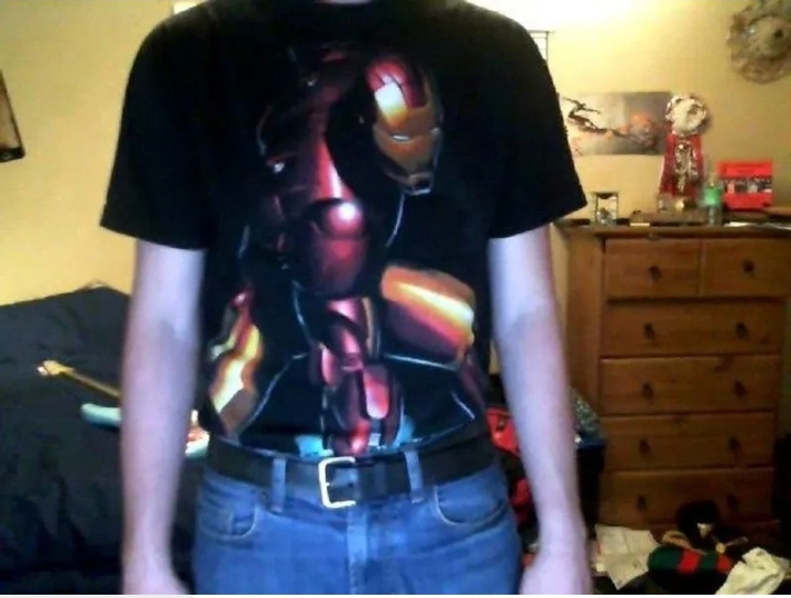 Iron man tshirt Blank Meme Template