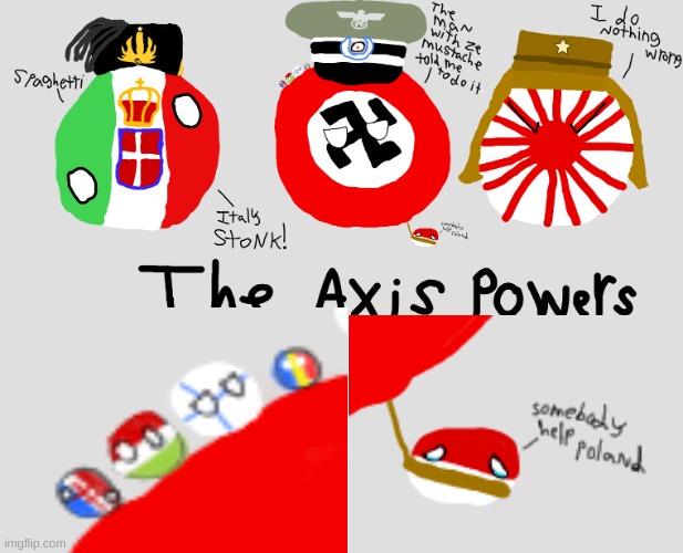 AxisBalls | image tagged in ww2,countryballs | made w/ Imgflip meme maker