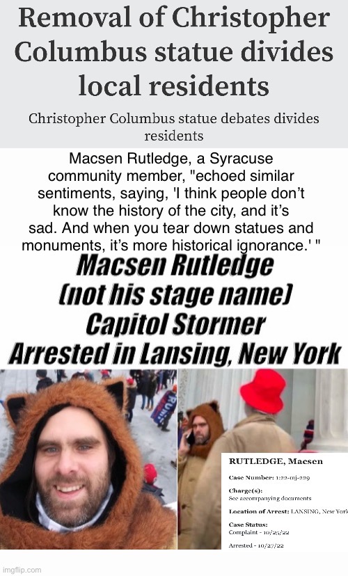 Irony? Hypocrisy? Both? | image tagged in amonumentalidiot,mouseeartears,treason,terrorist,statueofhislimitations | made w/ Imgflip meme maker