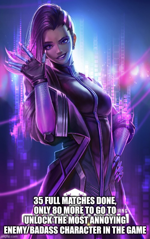 if any of you claim that Reaper is more badass, you can commit die. | 35 FULL MATCHES DONE, ONLY 80 MORE TO GO TO UNLOCK THE MOST ANNOYING ENEMY/BADASS CHARACTER IN THE GAME | made w/ Imgflip meme maker