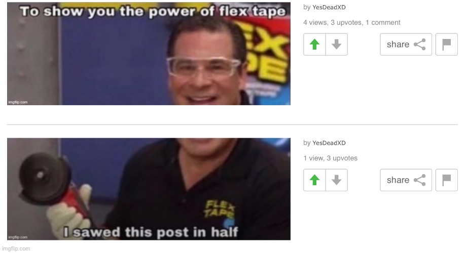 HES TOO POWERFUL | image tagged in flex tape | made w/ Imgflip meme maker