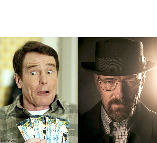 Bryan Cranston before and after | image tagged in bryan cranston,breaking bad,sigma | made w/ Imgflip meme maker