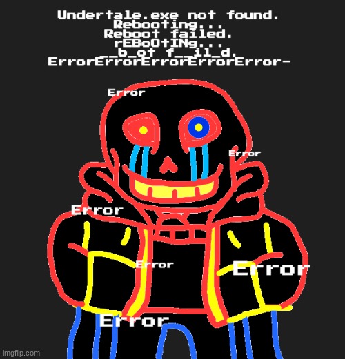 DrawingOfErrorSans.mp4 | made w/ Imgflip meme maker