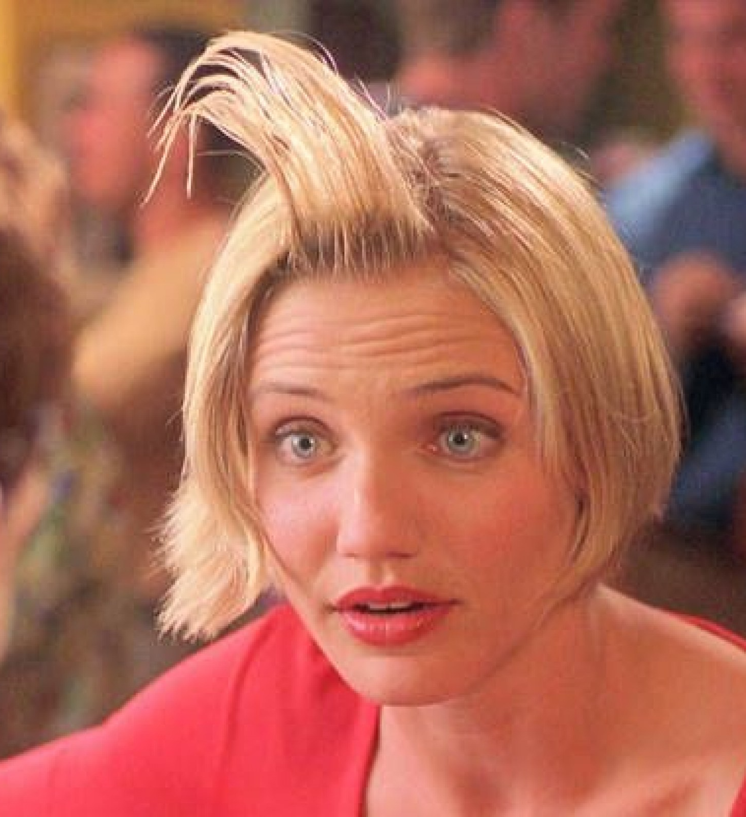 Cameron Diaz Something about Mary hair gel JPP Blank Meme Template