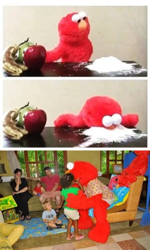 image tagged in elmo cocaine | made w/ Imgflip meme maker