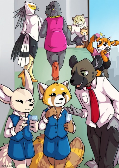best aggretsuko fanart ive seen so far | made w/ Imgflip meme maker