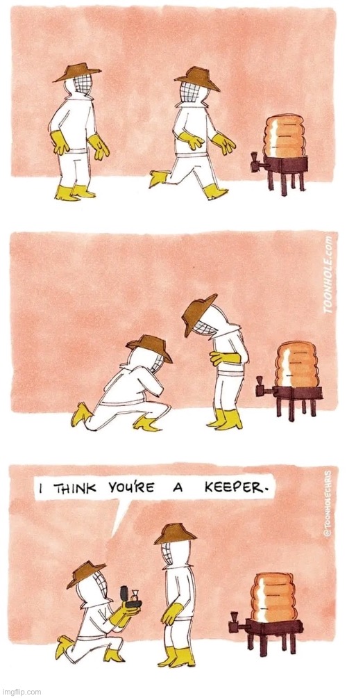 I think you’re a Keeper | image tagged in comics,comics/cartoons,wholesome,keeper,wholesome content,memes | made w/ Imgflip meme maker