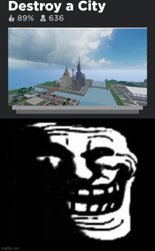 image tagged in dark trollface,twin towers,911,roblox | made w/ Imgflip meme maker