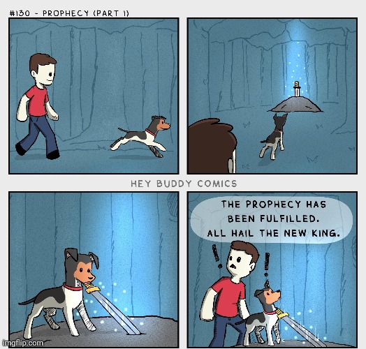 The new King | image tagged in king,dogs,dog,comics,comic,comics/cartoons | made w/ Imgflip meme maker