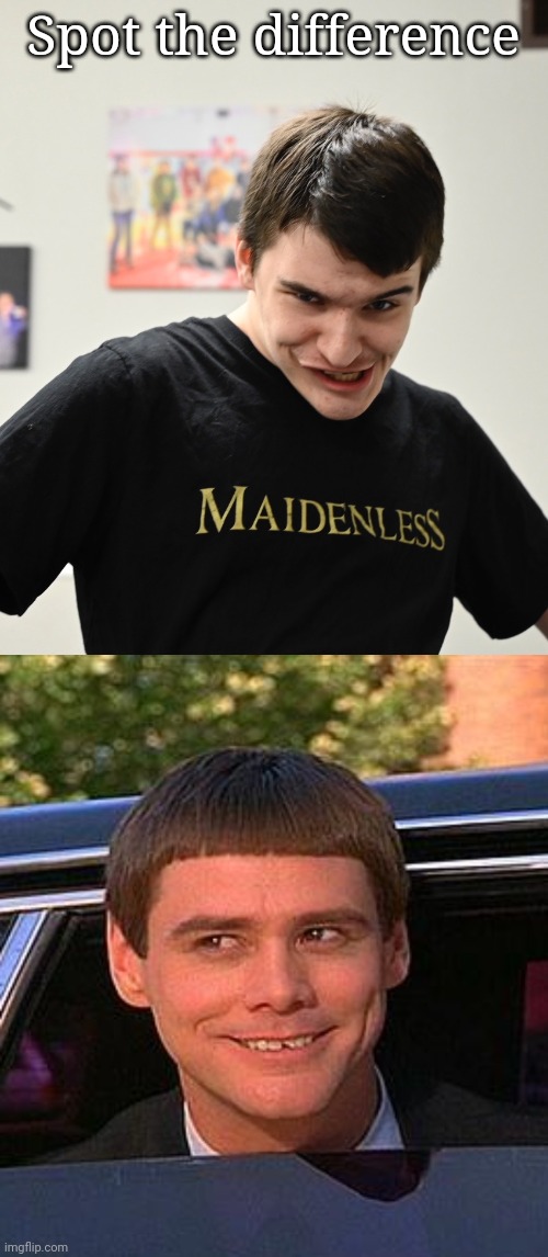 Spot the difference | image tagged in jim carrey meme | made w/ Imgflip meme maker