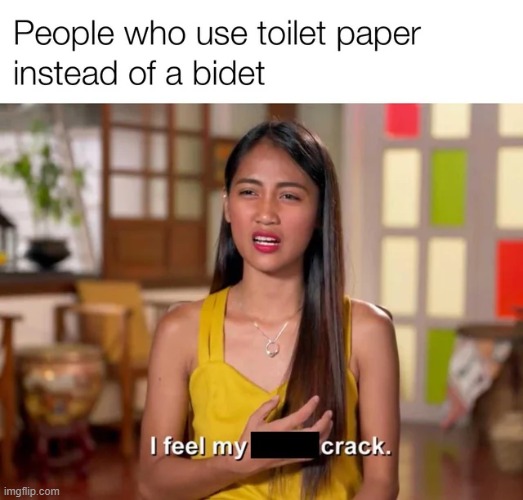 I could never go back | image tagged in repost,toilet paper,bidet,memes,funny,fun | made w/ Imgflip meme maker