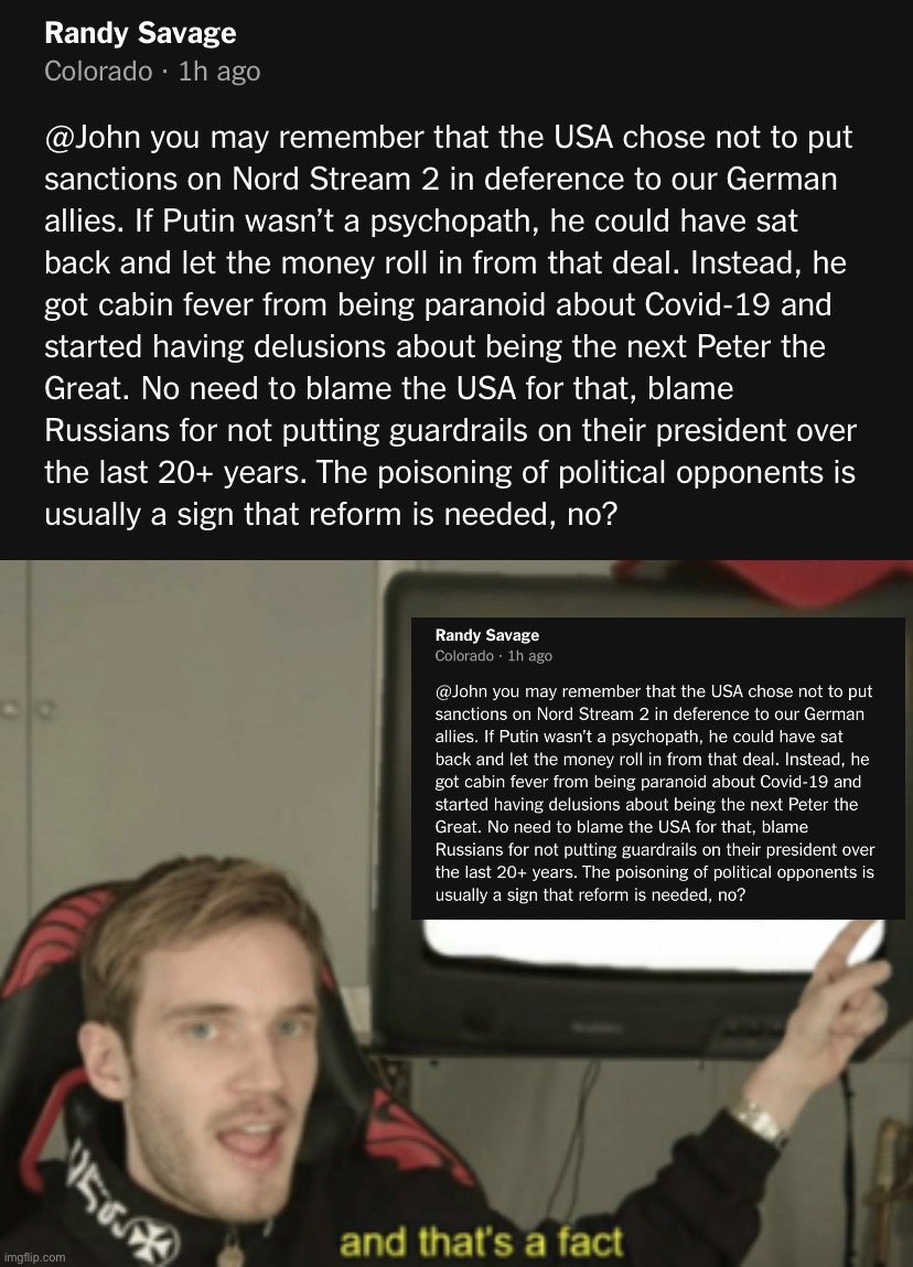 One simple paragraph distilling so much about this war. | image tagged in ukraine war explained,and that's a fact | made w/ Imgflip meme maker