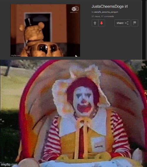 Common turkey_gaming L | image tagged in ronald mcdonald in a stroller,l,imgflip,memes,funny,clown | made w/ Imgflip meme maker
