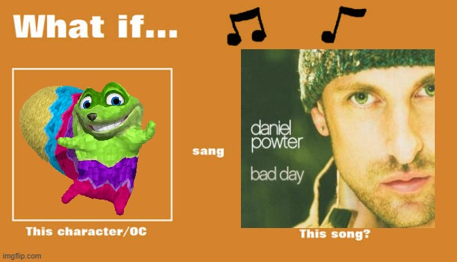 if fergy sung bad day by daniel powter | image tagged in what if this character - or oc sang this song,microsoft,2000s music,daniel powter,2000s | made w/ Imgflip meme maker