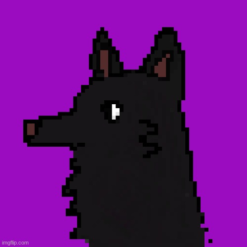 Tried Pixilart for the first time, what do yall think? | image tagged in furry,the furry fandom,art,pixel,wolf | made w/ Imgflip meme maker