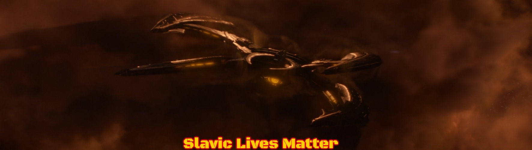 Slavic Shrike | Slavic Lives Matter | image tagged in slavic shrike,slavic star trek,slavic | made w/ Imgflip meme maker