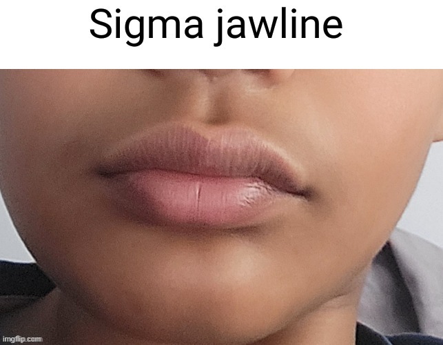 i do have that sigma jawline | made w/ Imgflip meme maker