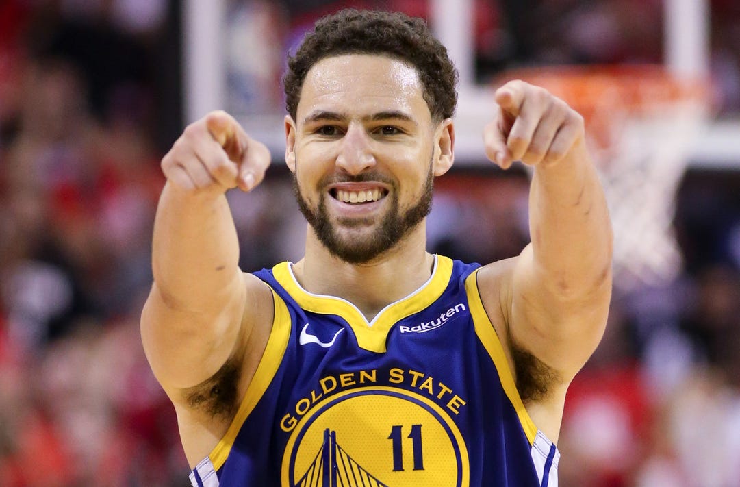 Klay smiling Blank Meme Template