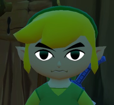 High Quality toon link staring Blank Meme Template