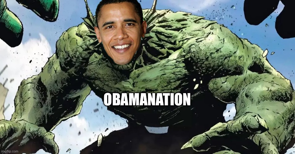 Have i….. have i reached sh@# post | OBAMANATION | image tagged in obama,plus size,abomination | made w/ Imgflip meme maker